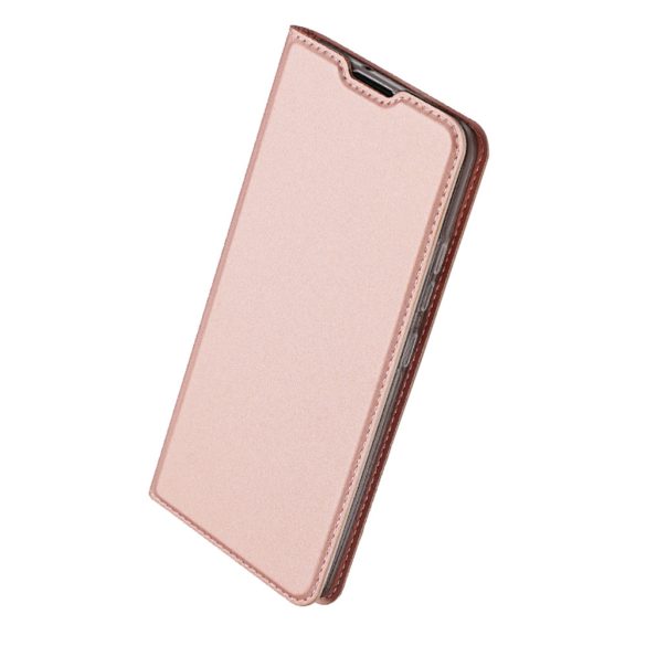 Dux Ducis Skin Pro Xiaomi Redmi Note 10 5G/Poco M3 Pro/Poco M3 5G oldalra nyíló tok, rozé arany
