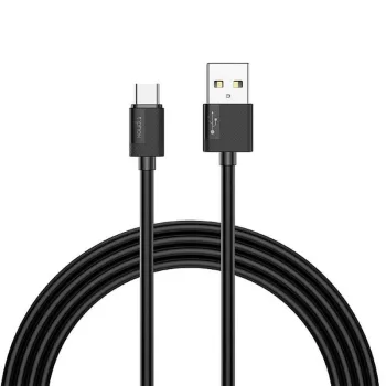 T-PHOX NETS USB-C, 3A, 2m, kábel, fekete
