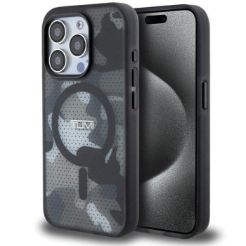   Tumi TUHMP15XTCAMK iPhone 15 Pro Max 6.7", Camo Print MagSafe hátlap, tok, fekete