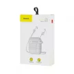 Baseus Apple AirPods Case & Strap szilikon tok és nyakpánt, fehér