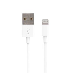   Forever iPhone 8-pin USB lightning kábel dobozos, 1m, fehér
