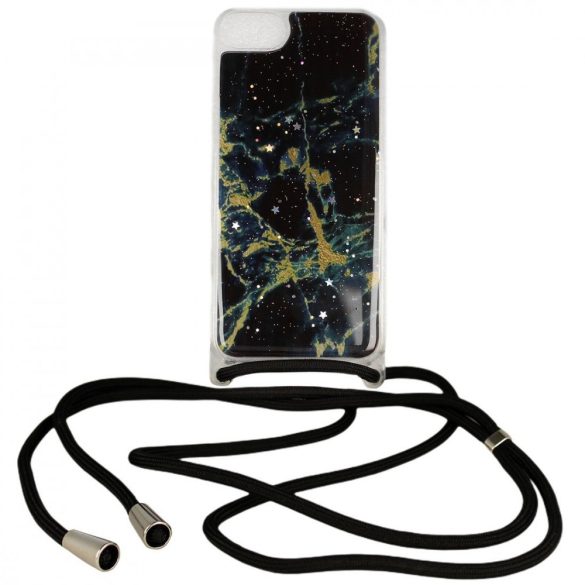 Rope Glitter case iPhone 11 Pro Max hátlap, tok, fekete
