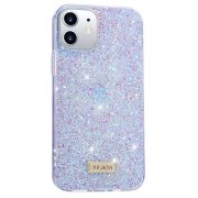   Sulada iPhone 12 Mini Luminous Glitter hátlap, tok, rózsaszín