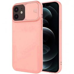 Silicone Lens iPhone 11 hátlap, tok, rózsaszín