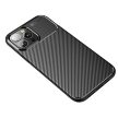Carbon Fiber iPhone 13 Pro Max hátlap, tok, fekete