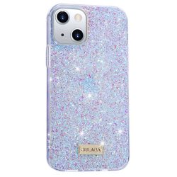 Sulada iPhone 13 Luminous Glitter hátlap, tok, rózsaszín