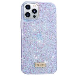   Sulada iPhone 13 Pro Luminous Glitter hátlap, tok, rózsaszín