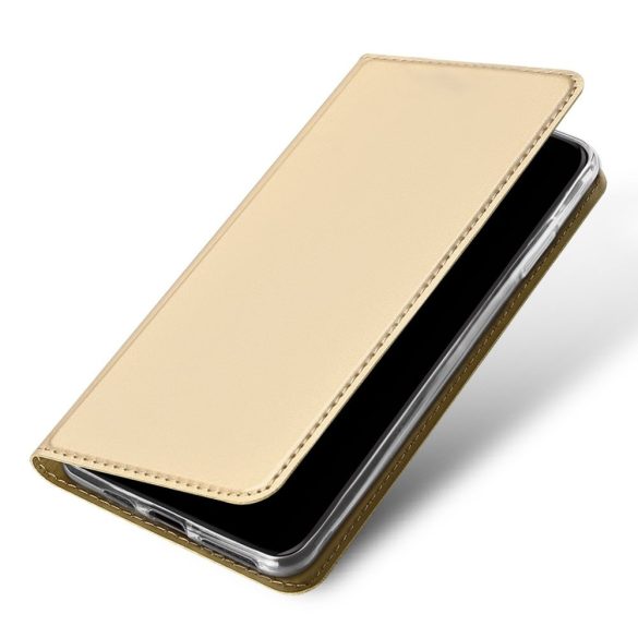 Dux Ducis Skin Pro  Xiaomi Mi Note 10 oldalra nyíló tok, arany