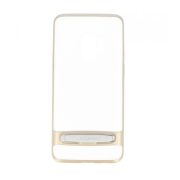   Jelly Case Dream Bumper Samsung Galaxy S9 Plus hátlap, tok kitámasztóval, átlátszó-arany