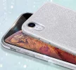 Glitter Case Samsung Galaxy A10 hátlap, tok, ezüst