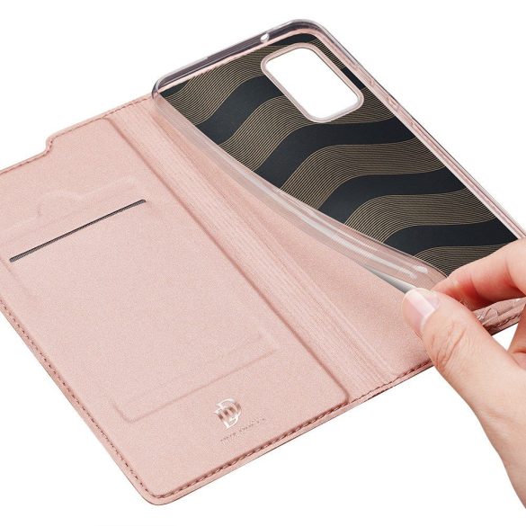 Dux Ducis Skin Pro Samsung Galaxy Note 20 oldalra nyíló tok, rózsaszín