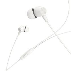  Borofone Melody BM20 vezetékes headset, fülhallgató, 3.5mm jack, fehér