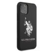 US Polo hátlap, tok USHCN65SLHRBK iPhone 11 Pro Max Silicone Collection, fekete