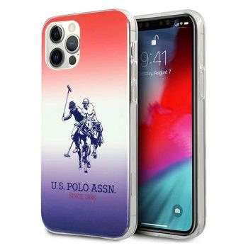   US Polo hátlap, tok USHCP12LPCDGBR iPhone 12 Pro Max 6,7" Gradient Collection, színes