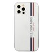 US Polo hátlap, tok USHCP12LPCUSSWH iPhone 12 Pro Max 6,7" Tricolor Collection, fehér