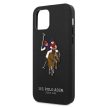 US Polo hátlap, tok USHCP12LPUGFLBK iPhone 12 Pro Max 6.7" Polo Embroidery Collection, fekete