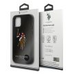US Polo hátlap, tok USHCP12LPUGFLBK iPhone 12 Pro Max 6.7" Polo Embroidery Collection, fekete