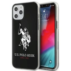 U.S. Polo iPhone 12 Pro Max Big Horse hátlap, tok, fekete