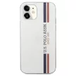 US Polo hátlap, tok USHCP12SPCUSSWH iPhone 12 mini 5,4" Tricolor Collection, fehér