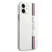 US Polo hátlap, tok USHCP12SPCUSSWH iPhone 12 mini 5,4" Tricolor Collection, fehér