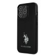 US Polo hátlap, tok USHCP13LUMHK iPhone 13 Pro/13 6.1" hardcase Horses Logo, fekete
