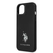 US Polo hátlap, tok USHCP13SUMHK iPhone 13 mini 5.4" hardcase Horses Logo, fekete