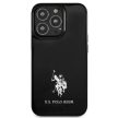 US Polo hátlap, tok USHCP13XUMHK iPhone 13 Pro Max 6.7" hardcase Horses Logo, fekete