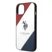 US Polo hátlap, tok USHCP14MPSO3 iPhone 14 Plus 6.7" Tricolor Embossed, fehér