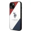 US Polo hátlap, tok USHCP14SPSO3 iPhone 14 6.1" Tricolor Embossed, fehér