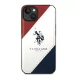 US Polo hátlap, tok USHCP14SPSO3 iPhone 14 6.1" Tricolor Embossed, fehér