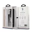 US Polo hátlap, tok USHCS21MTPUHRBK Samsung Galaxy S21+ G996 Shiny Big Logo, fekete