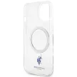 US Polo hátlap, tok USHMP15SUCIT iPhone 15 6.1" MagSafe Collection, átlátszó