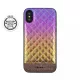 Uunique iPhone X/XS Dip Dye Metallic Hard Shell hátlap, tok, szivárvány, színes