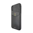 Uunique iPhone X/XS Reflect Pocket Hard Shell hátlap, tok, fekete