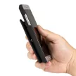 Zizo Premium Samsung Galaxy S8 Plus bőr hátlap, tok, kihajtható irattartóval, barna