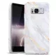 Zizo Marble Samsung Galaxy S8 Plus hátlap, márvány mintás, arany