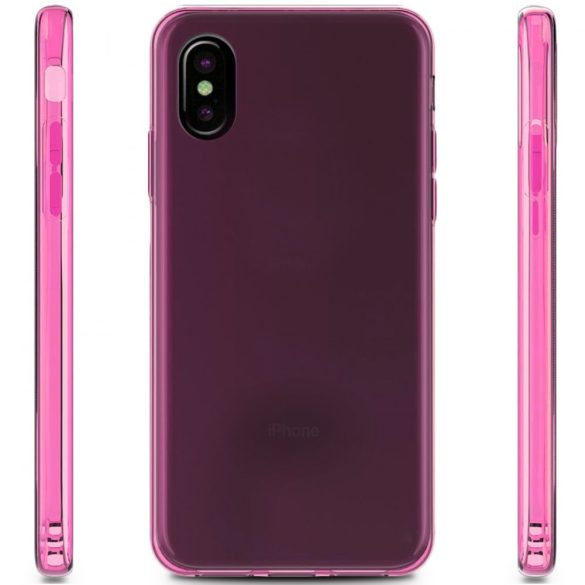 Zizo iPhone X/Xs TPU szilikon hátlap, tok, rózsaszín