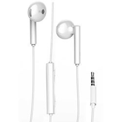   Huawei AM-115 gyári vezetékes headset, fülhallgató, fehér