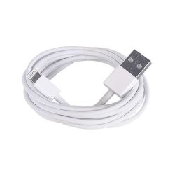 Log-on USB Cable iPhone 5/6/7 lightning kábel, 2m, fehér