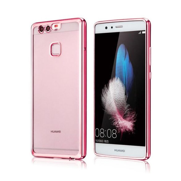 Clear Case Huawei Ascend Y6 II (2016) hátlap, tok, átlátszó-rózsaszín 