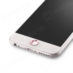   Decoration Home gomb matrica iPhone készülékekre, világos rózsaszín