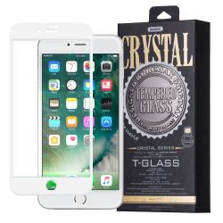   Remax iPhone X/Xs Crystal Glass 3D teljes kijelzős edzett üvegfólia 9H keménységű, fehér + szilikon hátlap, tok, átlátszó
