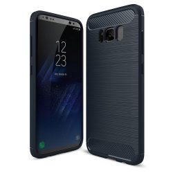   Back Case Carbon Flexi Samsung Galaxy S9 Plus hátlap, tok, fekete