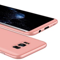   Full Body Case 360 Samsung Galaxy S8 Plus, hátlap, tok, rózsaszín