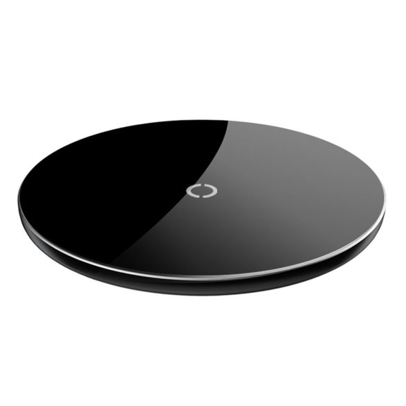 Baseus Simple Stylish Wireless Charger, univerzális asztali vezeték nélküli töltő, 2A, 10W, fekete