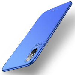 MSVII Simple Ultra-Thin iPhone Xs Max hátlap, tok, kék