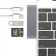 Tech-Protect 5in1 elosztó Type-C-s laptopokhoz, szürke