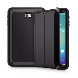   Tech-Protect Defender Samsung Galaxy Tab A 10.1 T580 ütésálló, oldalra nyíló tok, fekete