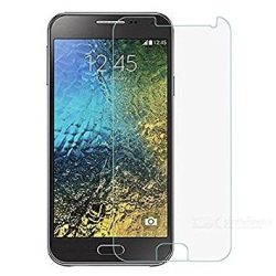   Samsung Galaxy E5 kijelzővédő edzett üvegfólia (tempered glass) 9H keménységű (nem teljes kijelzős 2D sík üvegfólia), átlátszó